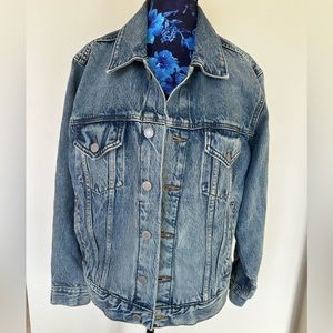 Lucky Brand Denim Trucker Jacket Size Medium